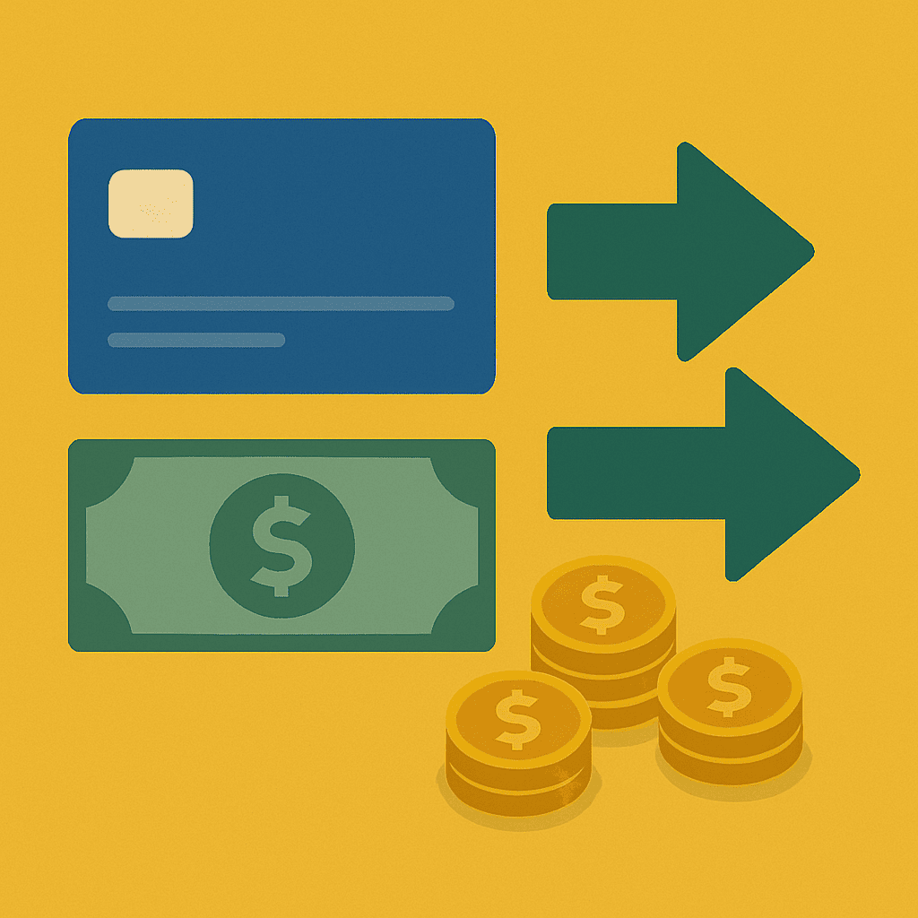 Balance transfer credit card illustration