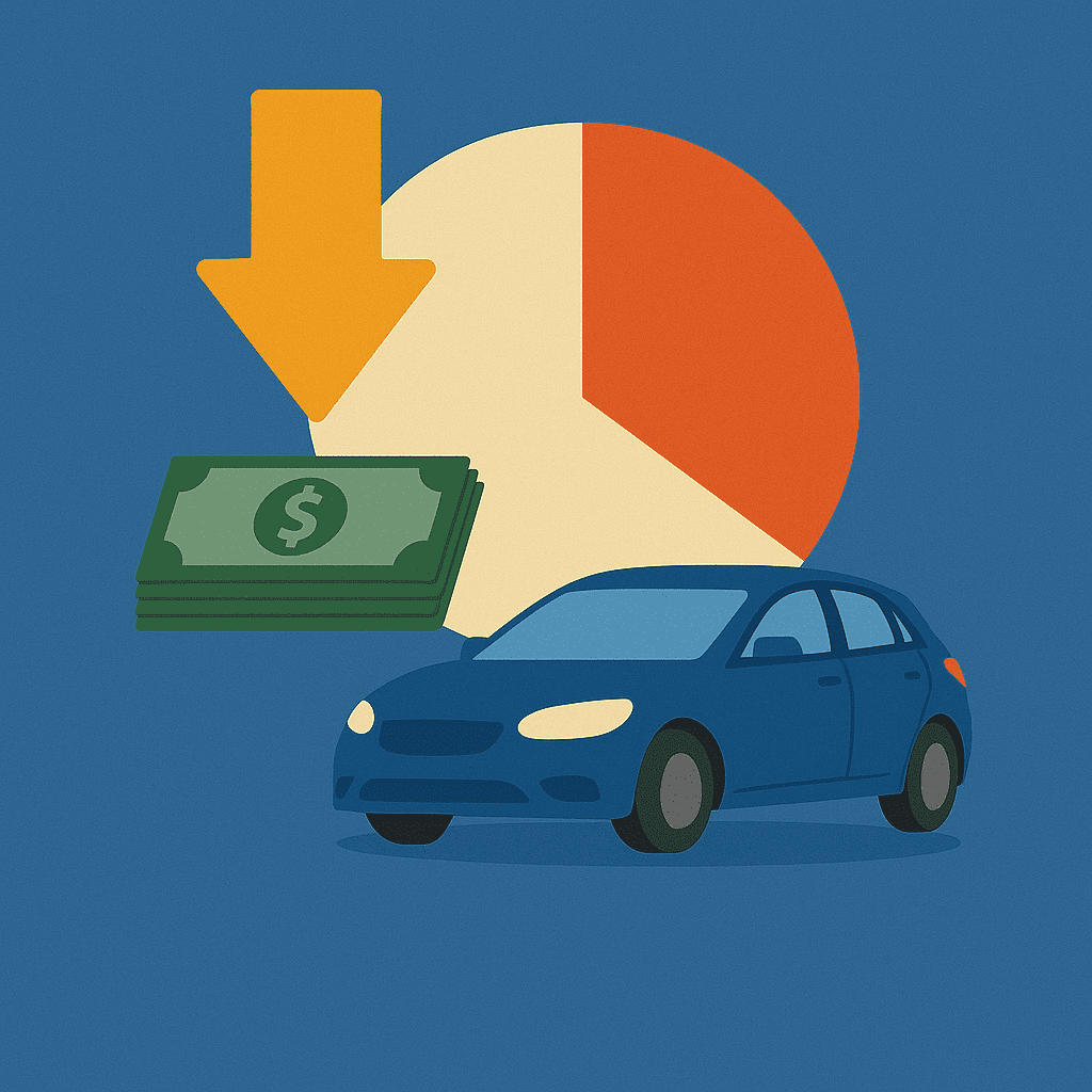 Auto loans down payment illustration