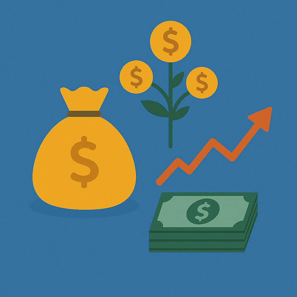 Build wealth over time through long-term investing strategies